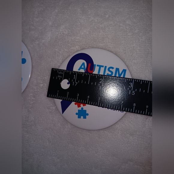 NWOT Autism Awareness/Acceptance Buttons Lot of 2 - Picture 5 of 6